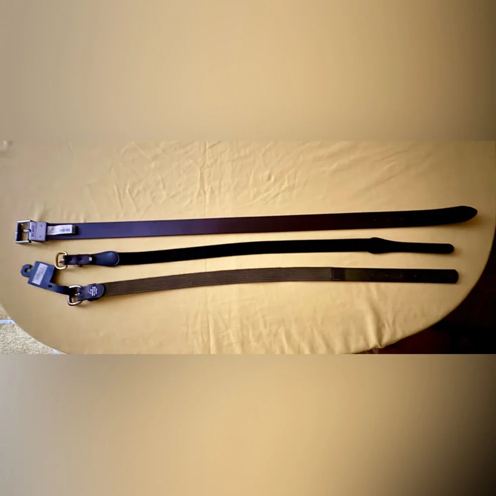 Boy’s Belt Bundle (3) NEW; Faux Leather Assorted Sizes and Colors